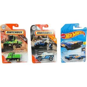 Matchbox Hot Wheels Bundle of 3 Toy Cars. NEW.